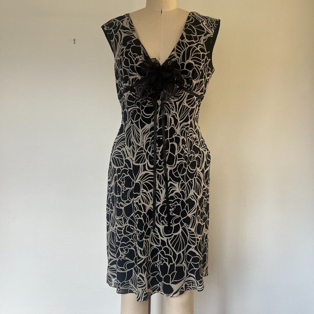 Black and Cream Muse Dress
